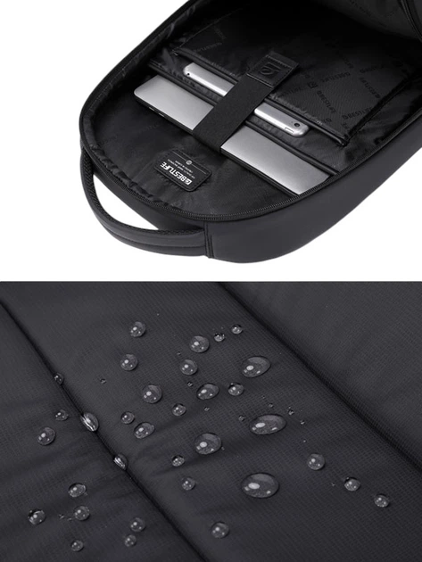 Рюкзак для ноутбука Bestlife Cplus 2.0 Business Backpack 15.6" Black (BB-3335P) - зображення 10