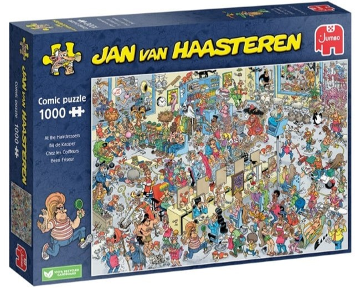 Puzzle Jan van Haasteren Fryzjerzy 1000 elementów (8710126200704) - obraz 1