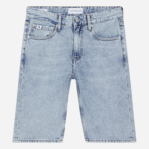 Шорти джинсові чоловічі короткі чоловічі Calvin Klein Jeans J30J324873-1AA 33 Голубі (8720109459524) - зображення 7