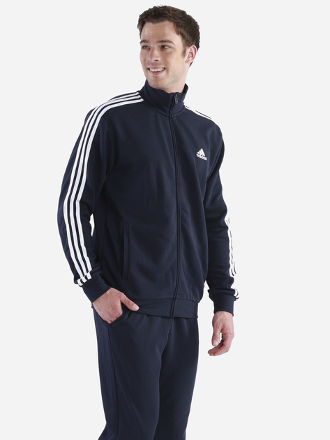 Komplet sportowy męski adidas M 3S FT TT TS IC6765 XL Granatowy (4066745495699) - obraz 3