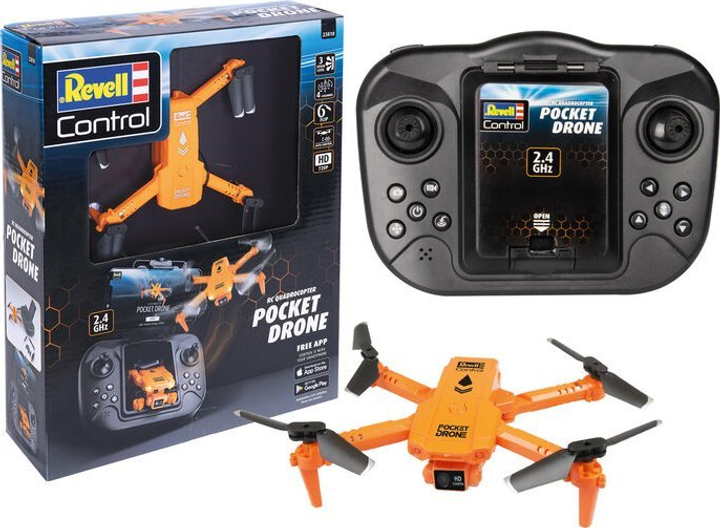 Квадрокоптер Revell Control Pocket Drone (4009803223810) - зображення 1