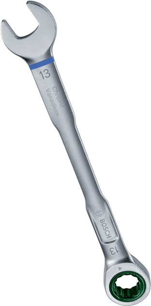 Набір ключів комбінованих з тріскачкою Bosch 8-19 мм CrV 8 шт (1600A027PS) - зображення 7