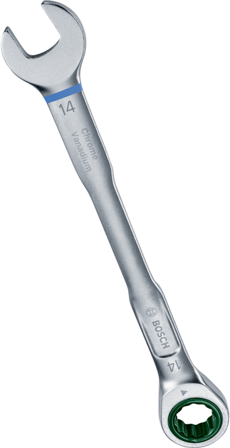 Набір ключів комбінованих з тріскачкою Bosch 8-19 мм CrV 8 шт (1600A027PS) - зображення 8