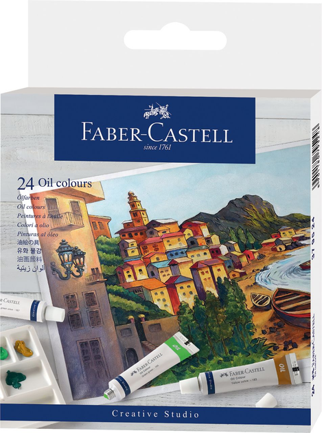 Набір олійних фарб Faber-Castell 24 x 9 мл (8901180795248) - зображення 1