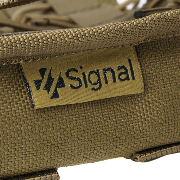 Подсумок на 3 магазина АК/AR Signal Койот (Cordura) - изображение 8