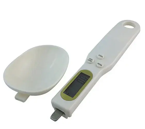 Электронная мерная ложка-весы цифровая до 500г Digital Spoon Scale белая для кухни специй - изображение 7