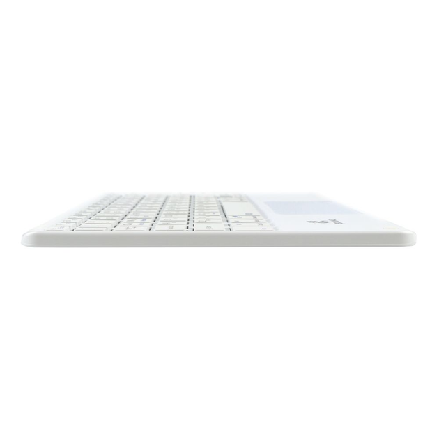 Клавиатура беспроводная JEQANG JB-380 bluetooth charging, White - изображение 3