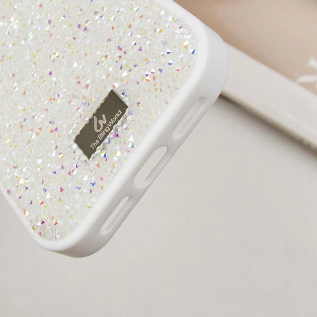 TPU чехол Bling World Rock Diamond для Apple iPhone 16 Pro Max (6.9") White - Фото 7 TPU чехол Bling World Rock Diamond для Apple iPhone 16 Pro Max (6.9") White - изображение 7