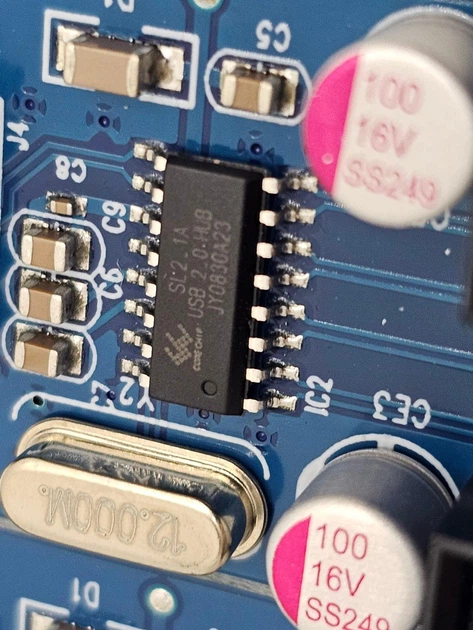 Адаптер Розширювач портів з 1x 9-контактний USB 2.0 на 4x 9-контактний USB 2.0 Синій - Фото 7 Адаптер Розширювач портів з 1x 9-контактний USB 2.0 на 4x 9-контактний USB 2.0 Синій - зображення 7