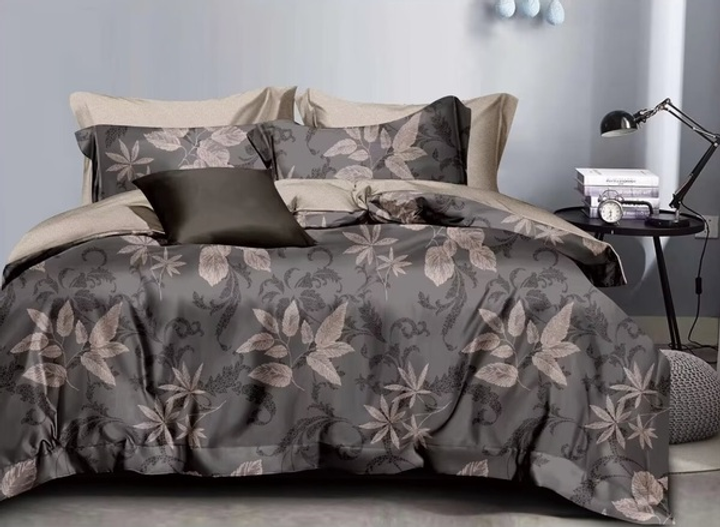 Акція на Комплект постільної білизни Soho євро 200x230 см Lounge Damask Brown поліестер від Rozetka