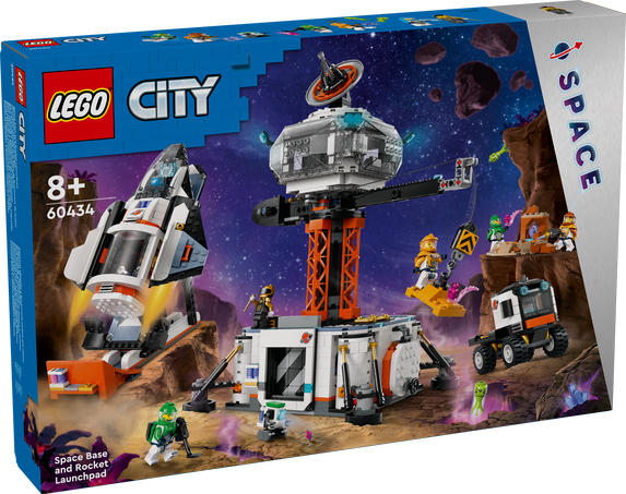 Лего Сити Космическая база и стартовая площадка для ракет Lego City 60434 - изображение 2