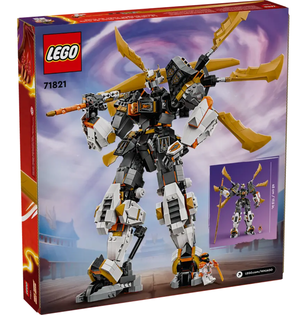 Конструктор Лего Нинзяго Механический Титан-Дракон Коула Lego