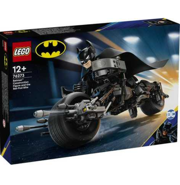 Конструктор Лего ДС Бэтмен Бэтмен и бетцикл Lego DC Batman Construction Figure and the Bat-Pod Bike76273 - изображение 2