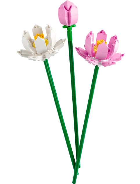 Конструктор Лего Квіти Лотоса Lego Lotus Flowers 40647 - Фото 4 Конструктор Лего Квіти Лотоса Lego Lotus Flowers 40647 - зображення 4