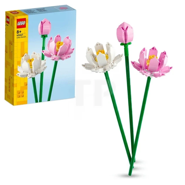 Конструктор Лего Квіти Лотоса Lego Lotus Flowers 40647 - Фото 6 Конструктор Лего Квіти Лотоса Lego Lotus Flowers 40647 - зображення 6