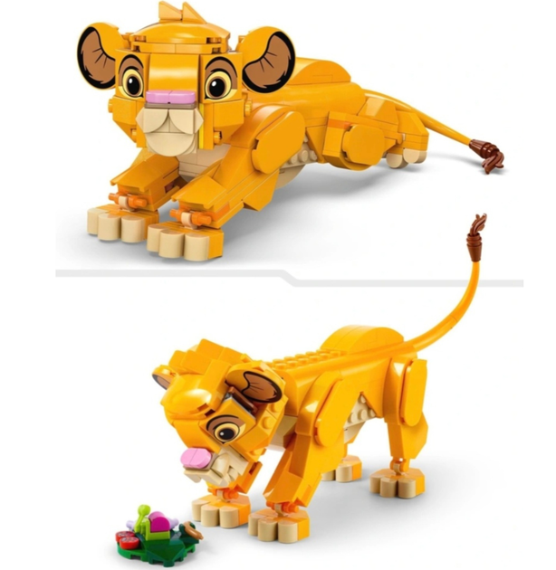 Конструктор Лего Дісней Сімба, дитинча Короля Лева Lego Disney Simba the Lion King Cub 43243 - Фото 5 Конструктор Лего Дісней Сімба, дитинча Короля Лева Lego Disney Simba the Lion King Cub 43243 - зображення 5