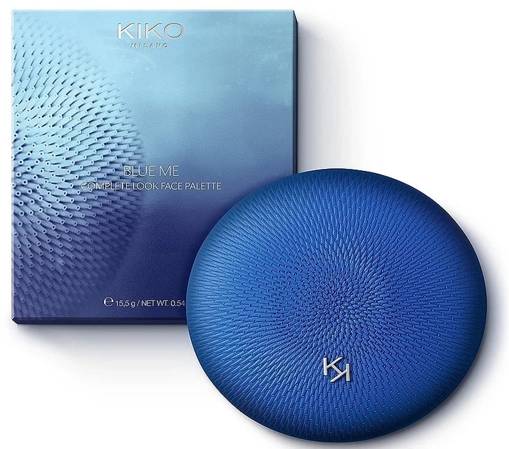Палетка для лица Kiko Milano Blue Me Complete Look Face Palette 15.5g - Фото 2 Палетка для лица Kiko Milano Blue Me Complete Look Face Palette 15.5g - изображение 2