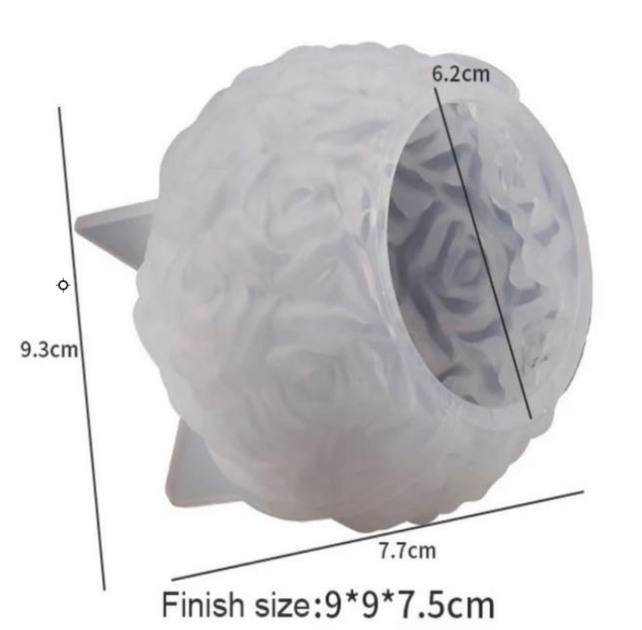 Силиконовая форма для изготовления свечи 9.3 x 7.7 cм "silicone mold-19" - Фото 7 Силиконовая форма для изготовления свечи 9.3 x 7.7 cм "silicone mold-19" - изображение 7