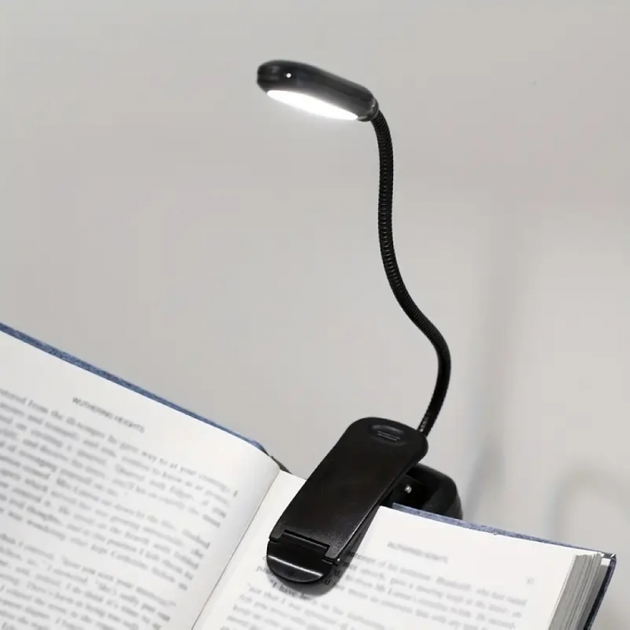 Фонарь закладка Memos для чтения книг на гибкой ножке – фото, отзывы ...