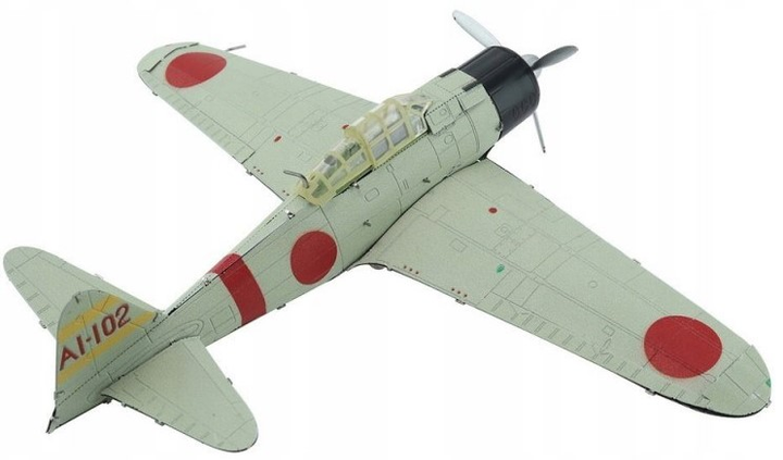 Збірна модель Piececool Літак Mitsubishi A6M (6927897207210) - зображення 2