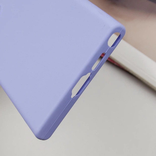 Чехол TPU GETMAN Liquid Silk Full Camera для Samsung Galaxy S23 Ultra Сиреневый / Dasheen - Фото 5 Чехол TPU GETMAN Liquid Silk Full Camera для Samsung Galaxy S23 Ultra Сиреневый / Dasheen - изображение 5