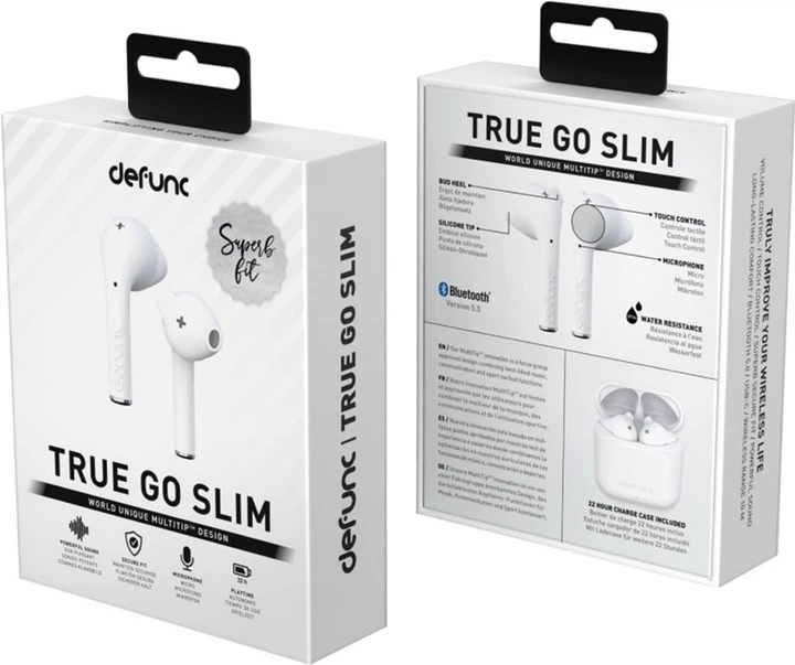 Наушники Defunc True Go Slim White (7350080718726) - изображение 5