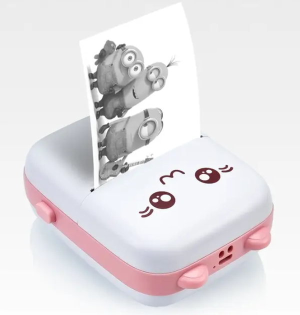 Портативний дитячий міні принтер термопринтер фото принтер TOPA Mini printer з термодруком bluetooth Рожевий - Фото 9 Портативний дитячий міні принтер термопринтер фото принтер TOPA Mini printer з термодруком bluetooth Рожевий - зображення 9