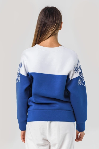 Жіночий новорічний світшот сніжинка XXL | 52-54 UKRS-8837 UkrGlamour - Фото 3 Жіночий новорічний світшот сніжинка XXL | 52-54 UKRS-8837 UkrGlamour - изображение 3