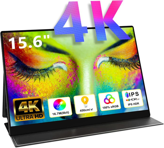 Портативный монитор 15.6" COOLHOOD GS156DM2 4K IPS 60 Гц - изображение 1