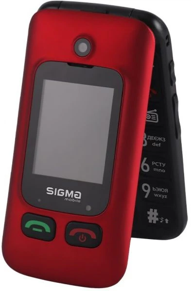 Мобильный телефон Sigma mobile Comfort 50 Shell Duo Type-C Red/Black (4827798212516) - изображение 4