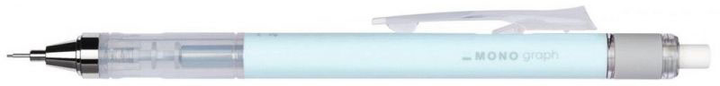 Zestaw automatycznych ołówków Tombow Mono Graph Pastel Ice Blue 6 szt (ZES4003198805798) - obraz 1