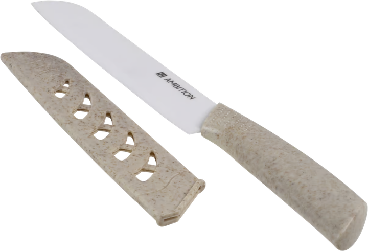 Nóż Santoku Ambition Skiv biały 15 cm (5907078430812) - obraz 2