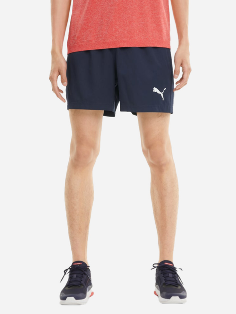 Спортивні шорти чоловічі Puma Active Woven Shorts Peacoat 586728-06 2XL 5" Темно-сині (4063697485549) - зображення 1