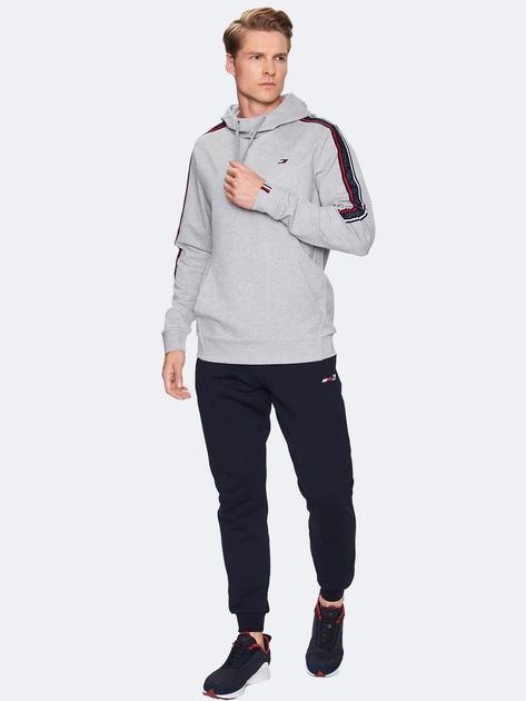 Spodnie dresowe męskie Tommy Hilfiger Regular Fit MW0MW30397 XL Czarne (8720644606551) - obraz 3