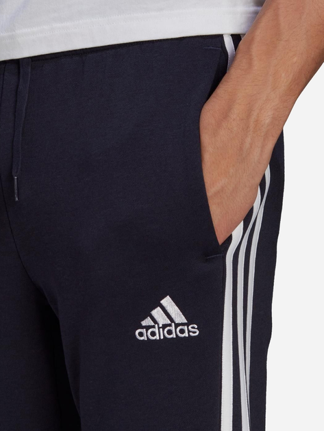 Spodnie dresowe męskie ocieplane adidas M 3S Fl Tc Pt GK8823 2XL Granatowe (4062065106116) - obraz 3