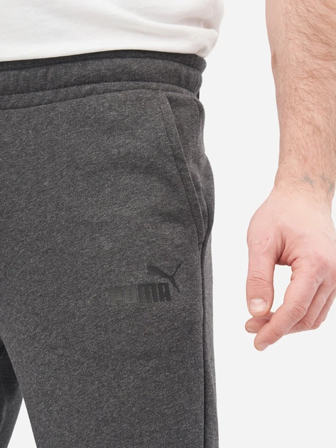 Spodnie dresowe męskie Puma Ess Logo Pants Tr Cl 586716-07 4XL Niebieskie (4063697295933) - obraz 3