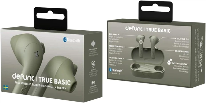 Słuchawki Defunc True Basic Green (7350080719631) - obraz 9