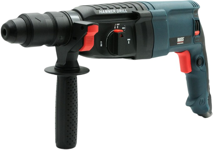 Wiertarka udarowa Bass Polska 5233 SDS+ 2500 W (5902067621592) - obraz 3
