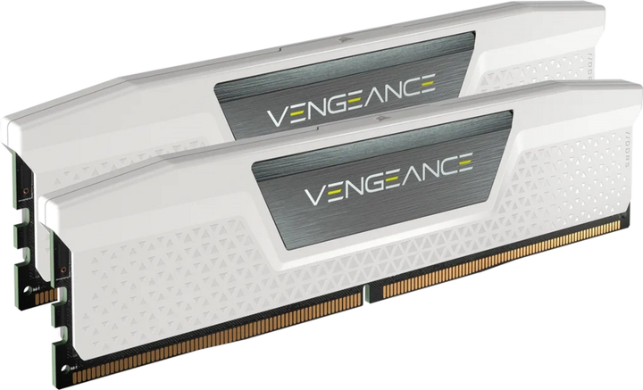 Оперативна пам'ять Corsair DDR5-5600 65536MB PC5-44800 (Kit of 2x32768) Vengeance White (CMK64GX5M2B5600C40W) - зображення 1