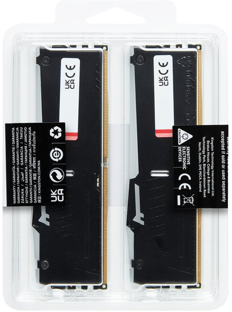 Pamięć RAM Kingston Fury Beast DDR5-6400 RGB 65536MB PC5-51200 (Kit of 2x32768) Black (KF564C32BBEAK2-64) - obraz 6