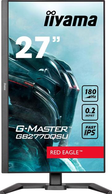 Монітор 27" iiyama G-Master GB2770QSU-B6 Red Eagle - зображення 4