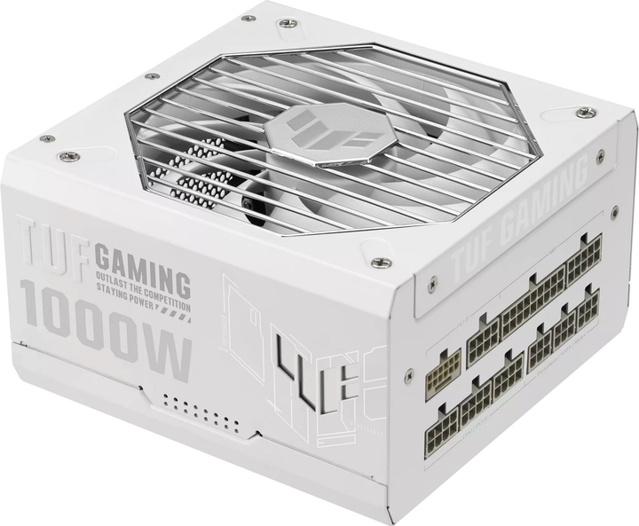 Блок живлення ASUS TUF Gaming 1000 Вт Gold White Edition (TUF-GAMING-1000G-WHITE) - зображення 1