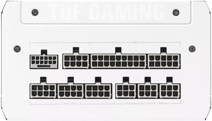 Zasilacz ASUS TUF Gaming 1000 W Gold White Edition (TUF-GAMING-1000G-WHITE) - obraz 11
