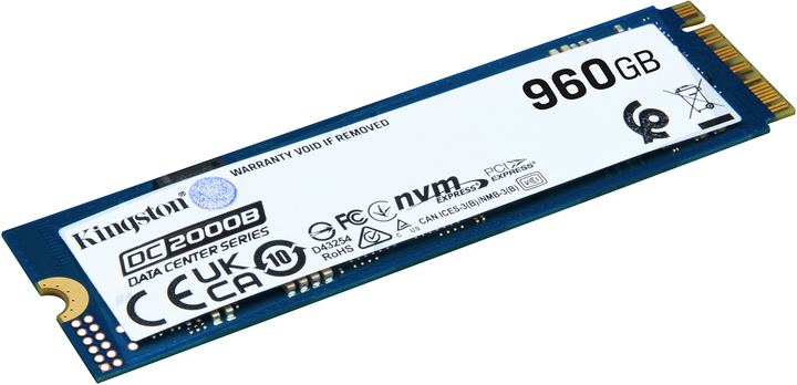 SSD диск Kingston DC2000B 960GB M.2 2280 NVMe PCIe 4.0 x4 3D TLC (SEDC2000BM8/960G) - зображення 2