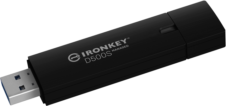 Флеш пам'ять USB Kingston IronKey D500S 8GB USB 3.2 Type-A (IKD500S/8GB) - зображення 1