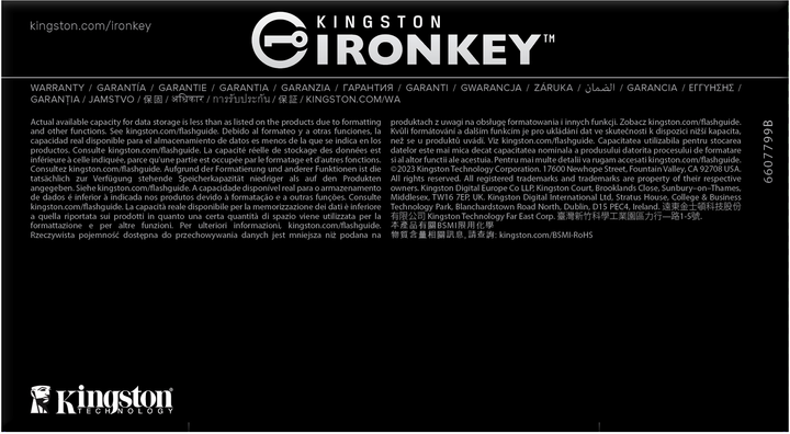 Pendrive Kingston IronKey D500S 8GB USB 3.2 Type-A (IKD500S/8GB) - obraz 6