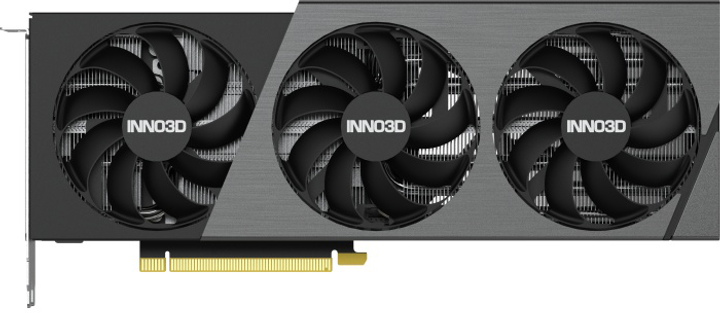 Відеокарта INNO3D PCI-Ex GeForce RTX 4070 Ti Super X3 OC 16GB GDDR6X (256bit) (2640/21000) (HDMI, 3 x DisplayPort) (N407TS3-166XX-186158N) - зображення 1