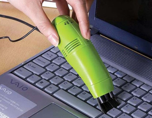 Мини-пылесос USB для чистки клавиатуры и компьютера Vacuum Зеленый (II) 21188 - Фото 3 Мини-пылесос USB для чистки клавиатуры и компьютера Vacuum Зеленый (II) 21188 - изображение 3
