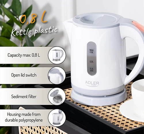 Чайник Adler AD 1371g 0.8л - изображение 5