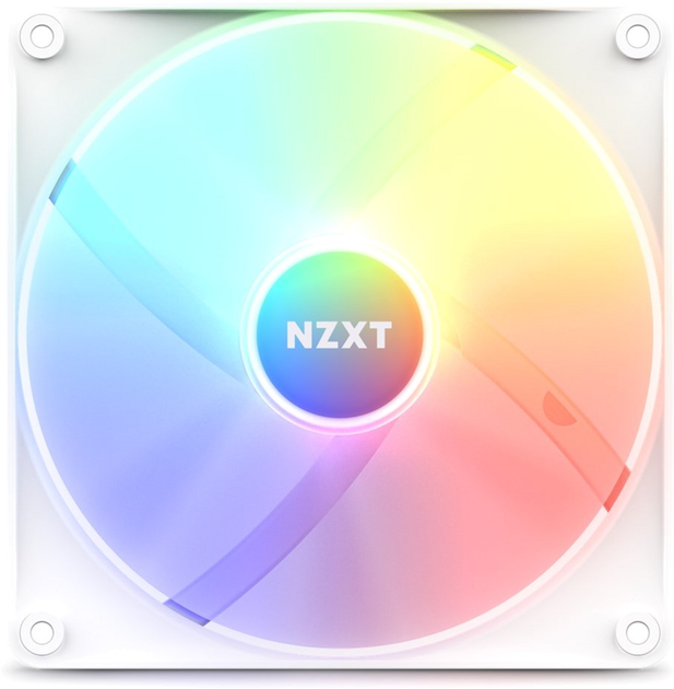 Wentylator NZXT F140 RGB Core White (RF-C14SF-W1) - obraz 1